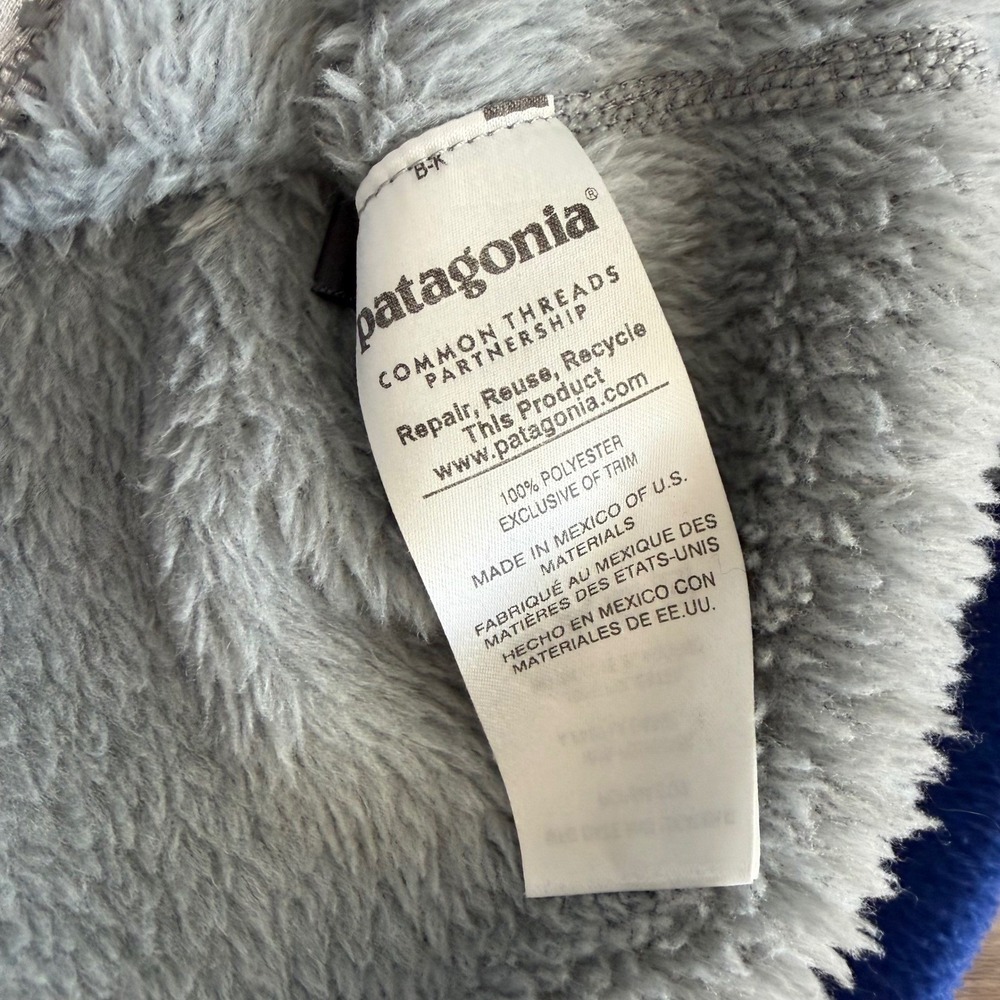 Patagonia Women's Medium Gray Fleece Snap-Neck Pullover Jacket Outdoor - Picture 9 of 9
